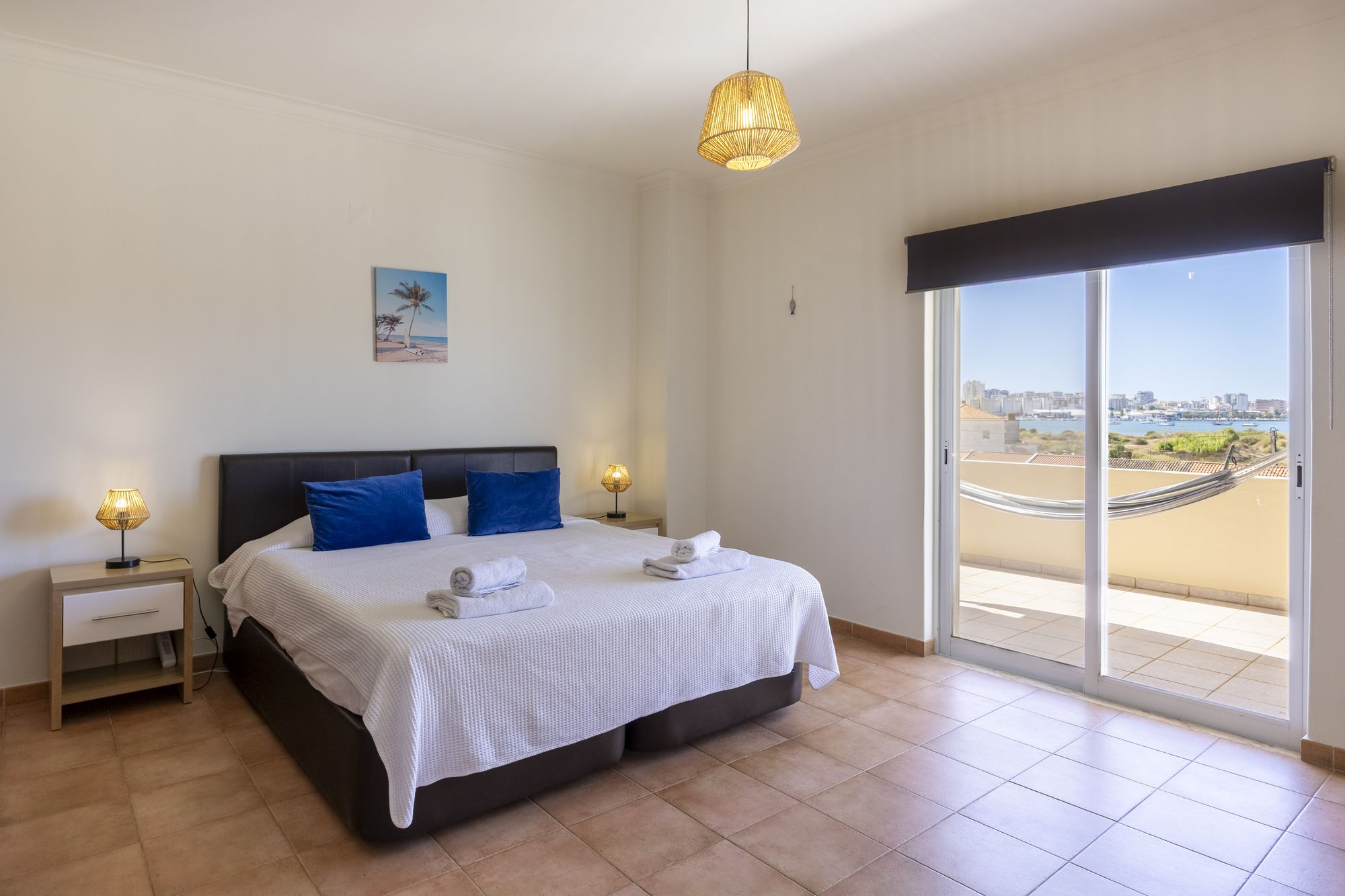 Slaapkamer 1 met tweepersoonsbed
