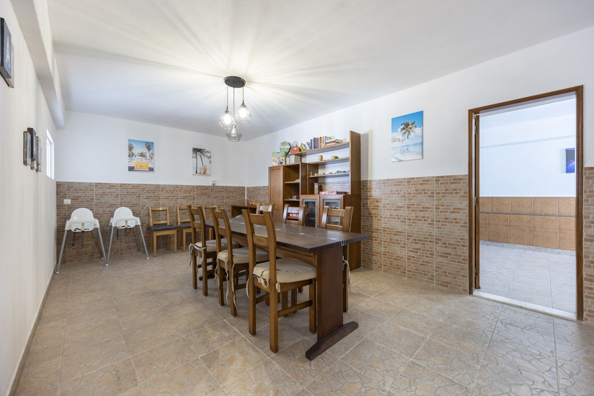 Speelkamer met spelletjes